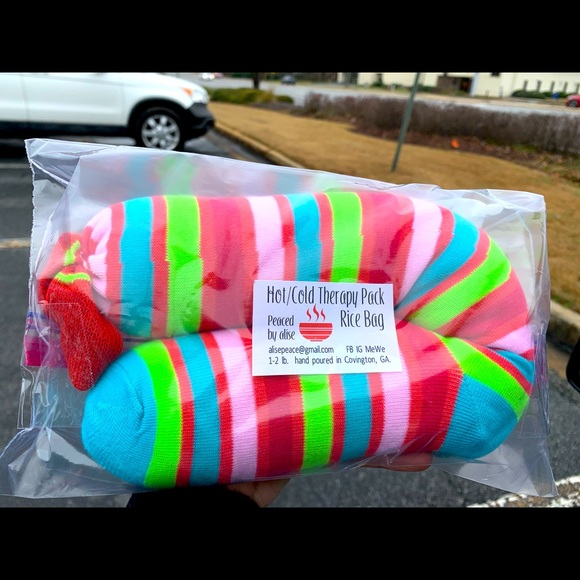 NEW Rice Heating bag /Cooling for sore muscles, aches relaxing dogs cats pets - Picture 2 of 4